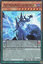 YuGiOh Astrografzauberer PEVO-DE001 Ultra Rare Good 1st