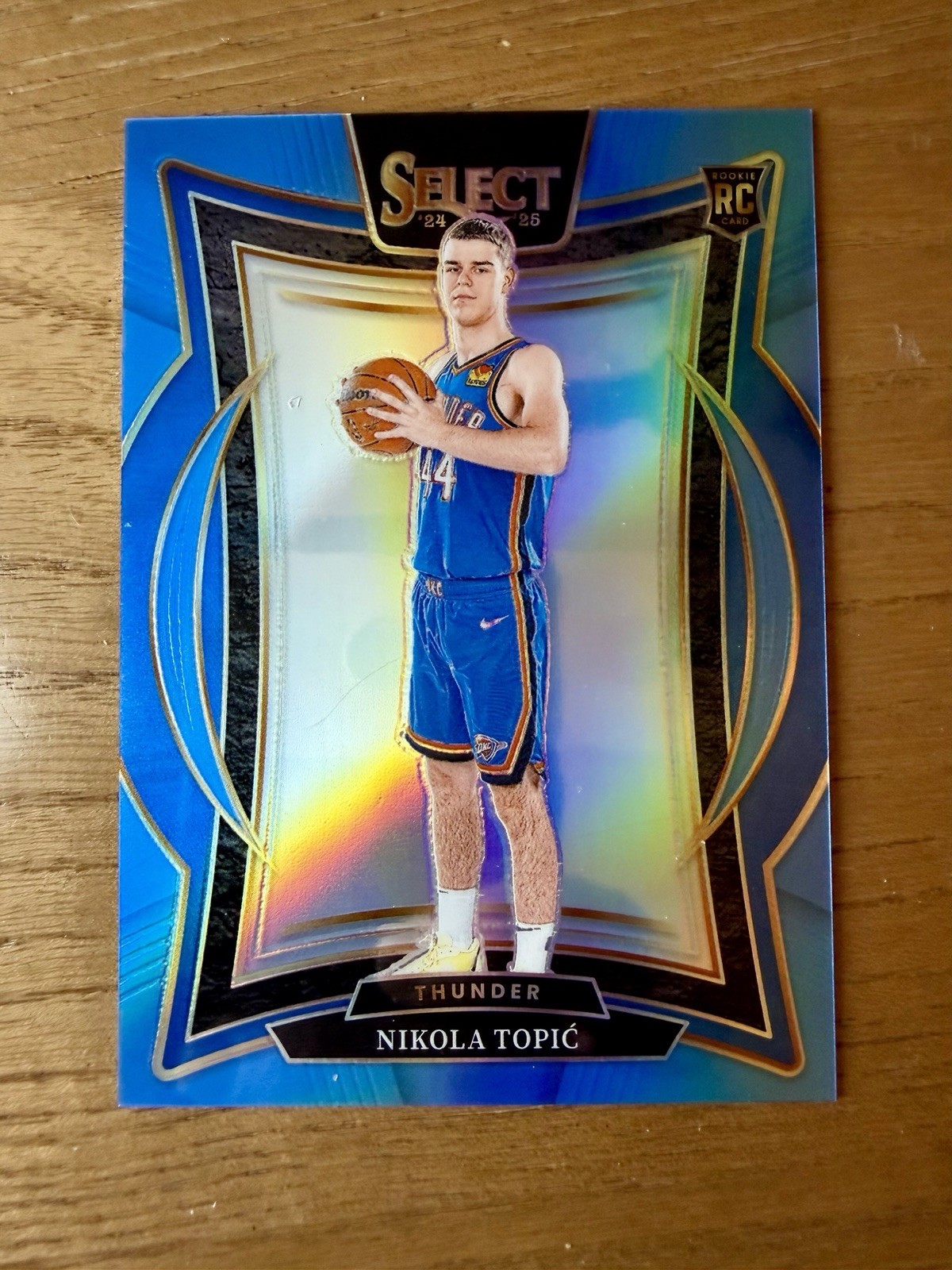 Nikola Topic 2024-25 Select Concourse Rookie Light Blue Prizm /299 RC Thunder