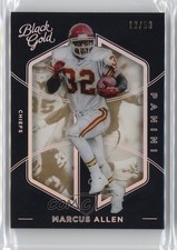 2016 Panini Black Gold Holo White Gold /50 Marcus Allen #56 HOF 10vy