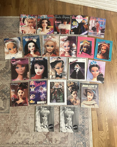 1990s Official Barbie Bazaar Paul David Barbie & Dolls Collector Magazines Lot 