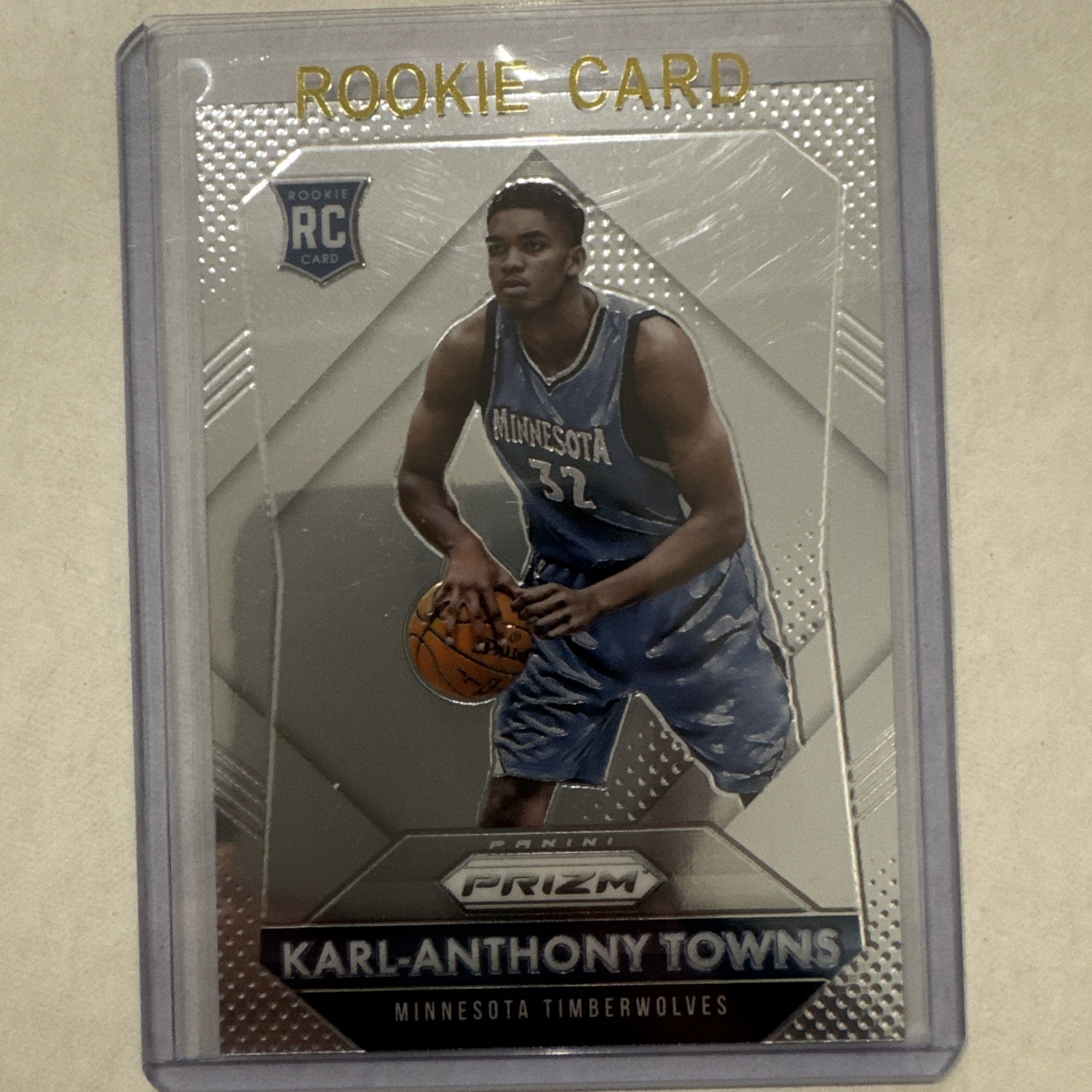 2015-16 Panini Prizm Karl-Anthony Towns #328 Rookie RC Knicks Wolves NBA Champs