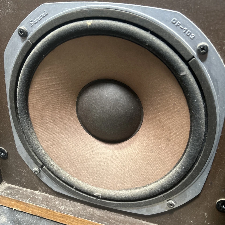 "Dos altavoces de pie Sansui SP-2700 A de colección de 25,5"" solo piezas sin probar" Foto 4 de 4