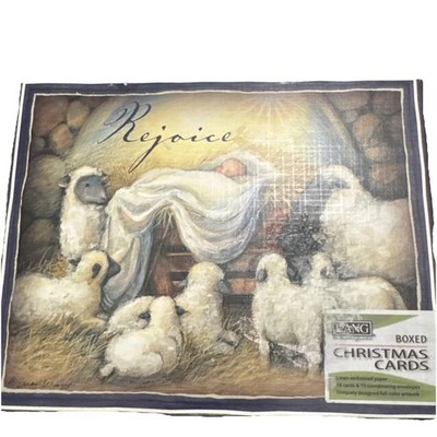 LANG - Rejoice, Boxed Christmas Cards, Artwork by Susan Winget - 18 Cards with 1