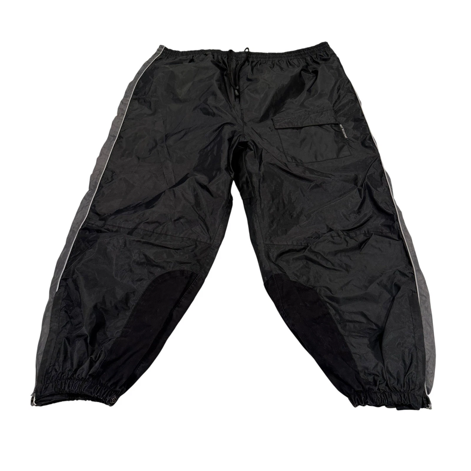 Xelement Motorcycle Gear Black Heat Resistant Pants 4XL Reflective Biker