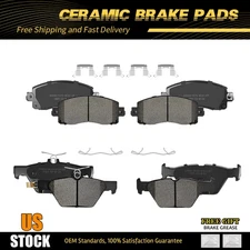 Front Rear Ceramic Brake Pads Set for Subaru Forester Crosstrek Legacy Outback