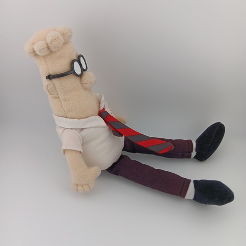 Dilbert Comic Strip Bean Bag Plush Doll By Gund / Scott Adams 10" - Picture 4 of 4