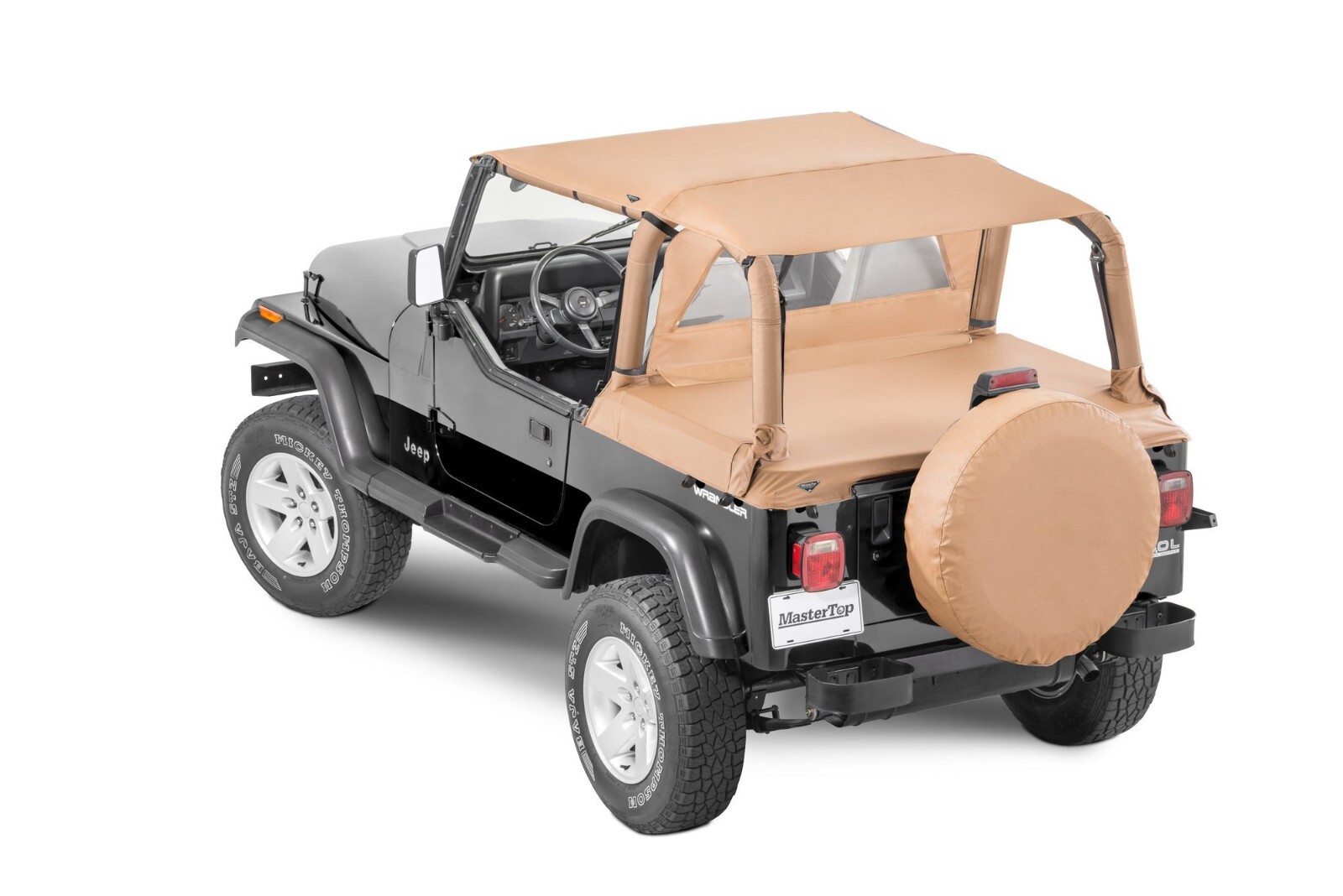 Bimini Top Plus Vinyl ShadeMaker For 1992â€“1995 Jeep Wrangler YJ Spice Diamond