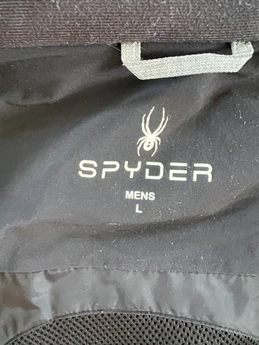 Spyder Chambers Men's Insulated Ski Jacket, Size Large, Black and Gray - Picture 5 of 5