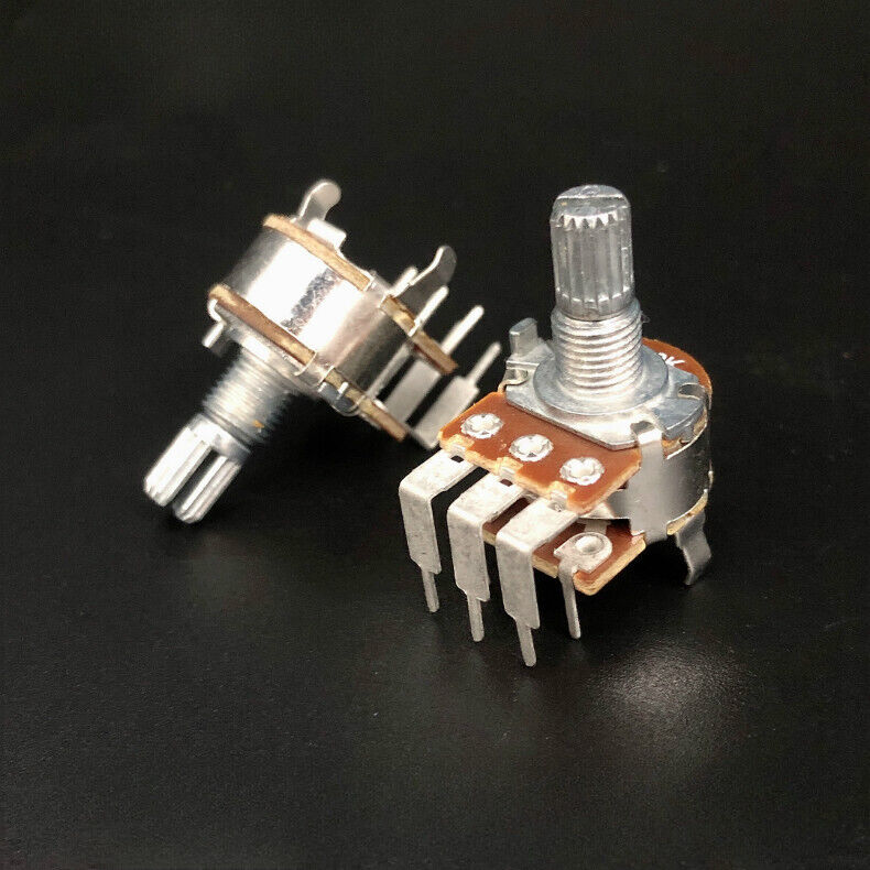 Speaker Volume Control Potentiometer Switch 6-Pin B10K 20K Speaker Volume Control Potentiometer Switch 6-Pin B10K 20K