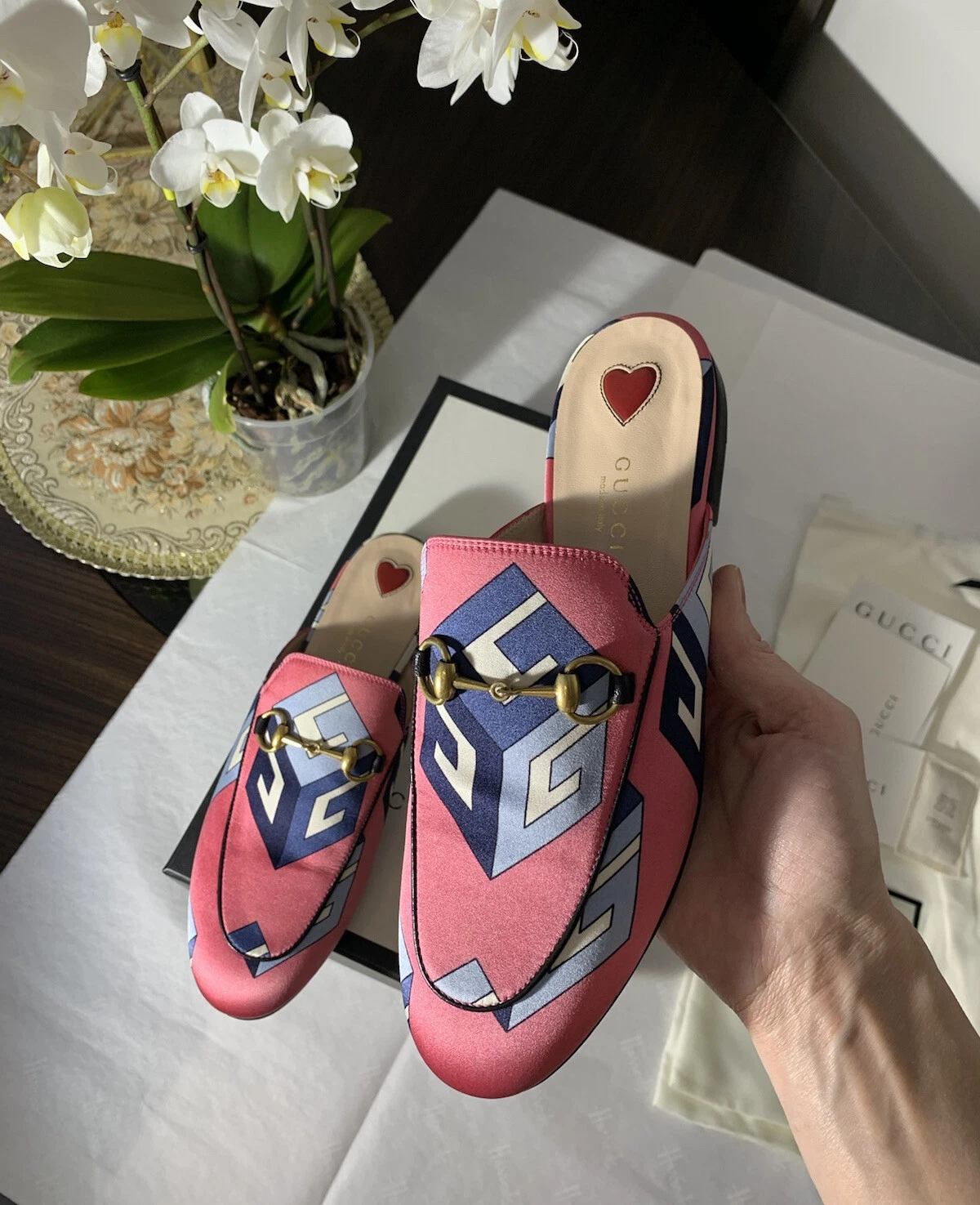 Gucci Flat Mules Loafers Shoes Size EU36 UK3 RRP £525 New