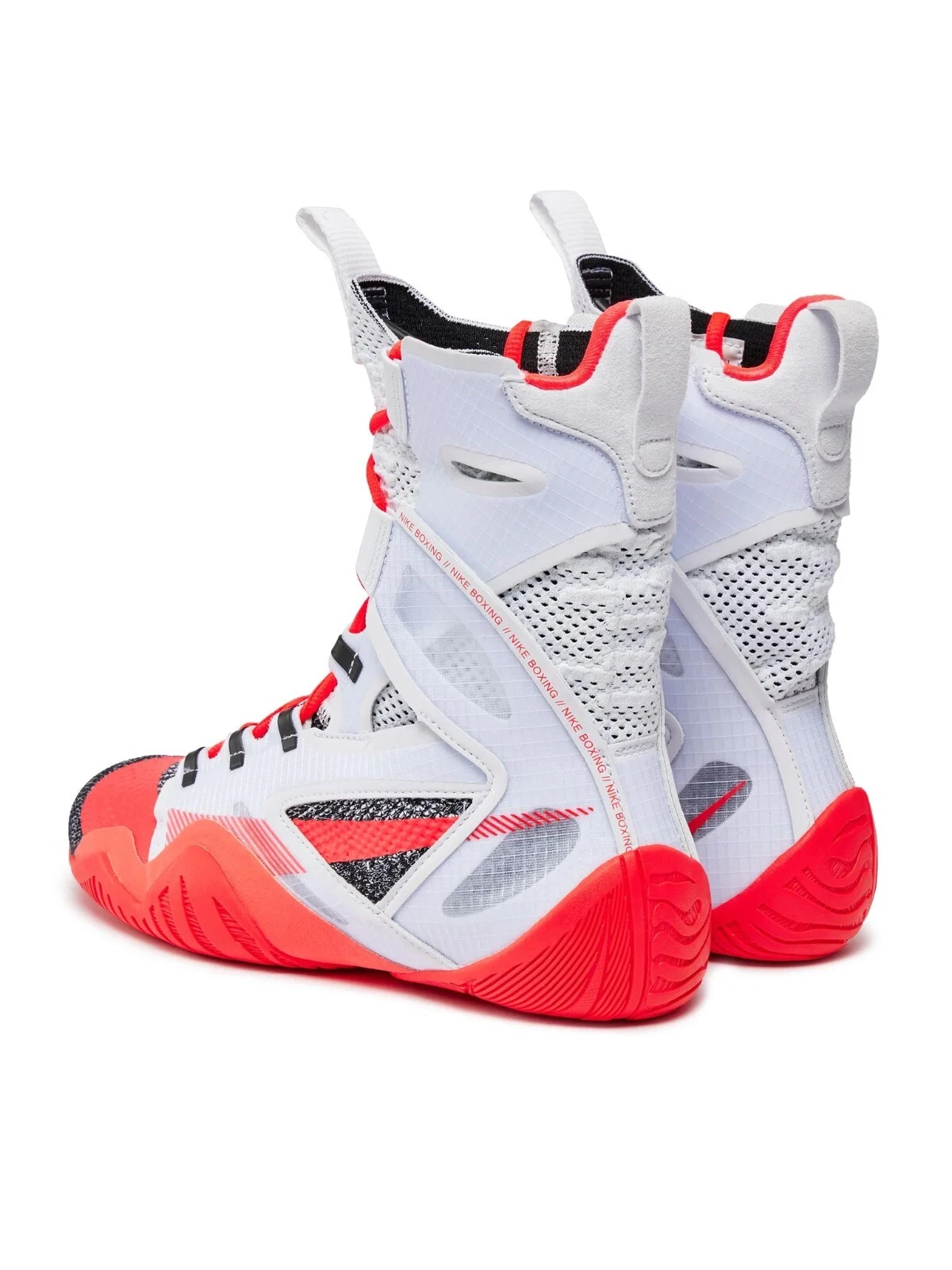 Nike boxing shoes red sale