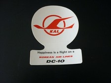 alter Aufkleber Sticker  KAL Korean Airlines