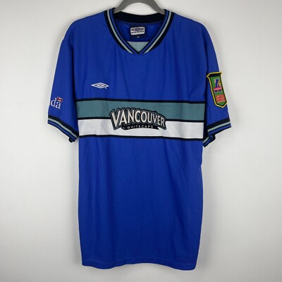 Vancouver Whitecaps 2003 Umbro Vintage ALS Football Shirt Soccer