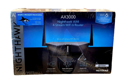 NETGEAR Nighthawk AX3000 4-Stream Dual-Band Wi-Fi 6 Router - RAX35 ...