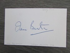 Ian Buxton Notts County Derby & Luton Football Player Original Hand Signed Card