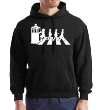 Abbey Road Timelords Hoody Funny Roadcross Hood Novelty Mens Gift Present Hoodie