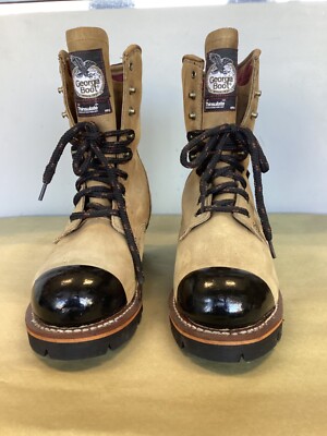 steel toe logger boot with 400 gm. Thinsulate Gore-tex