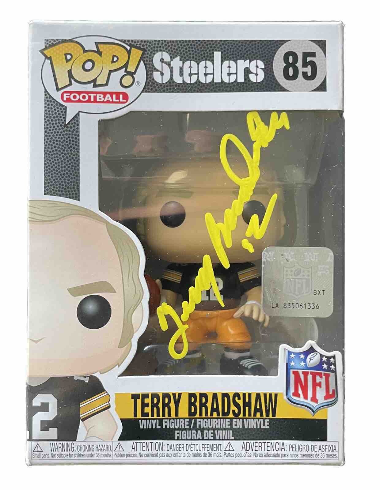 Terry Bradshaw Autographed Signed COA PSA/DNA #85 FUNKO POP PITTSBURG STEELERS 