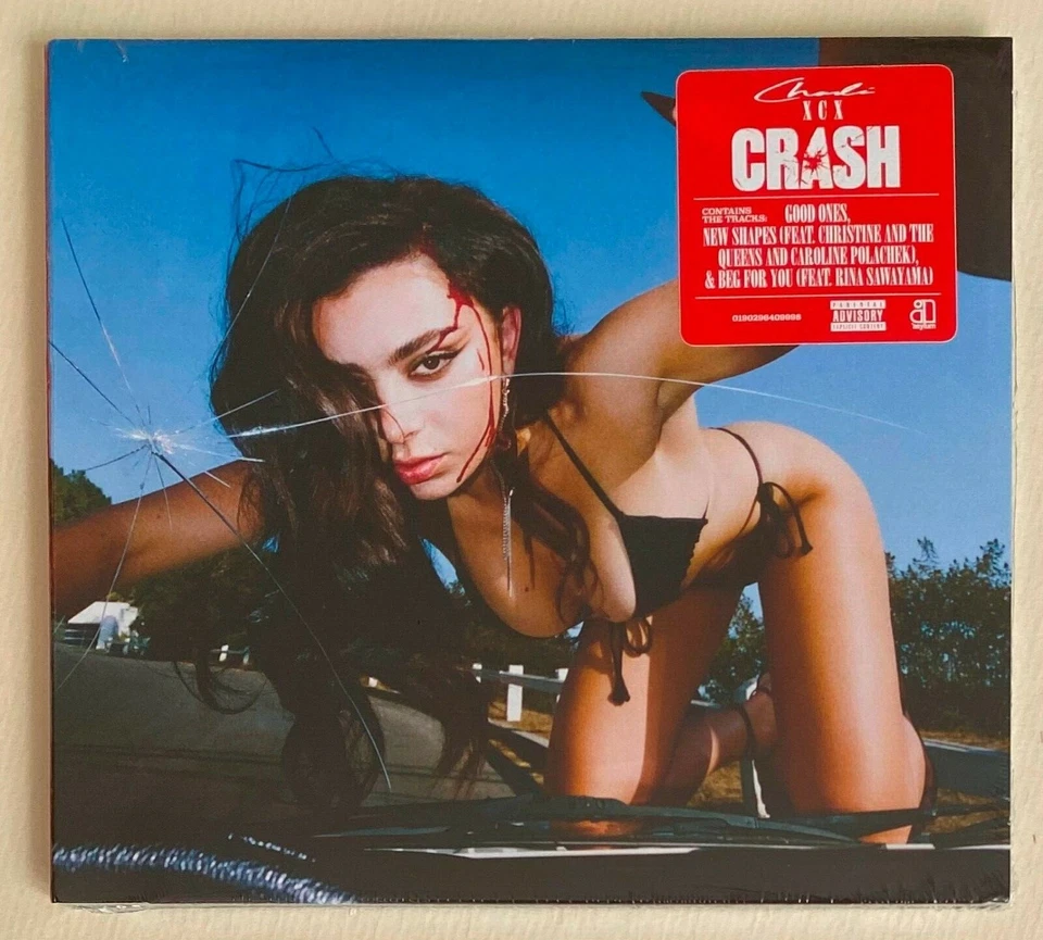 CHARLI XCX * CRASH * 11 TRK CD w/ LIMITED SIGNED ART CARD 2 * BN * RINA SAWAYAMA - Image 3 of 4