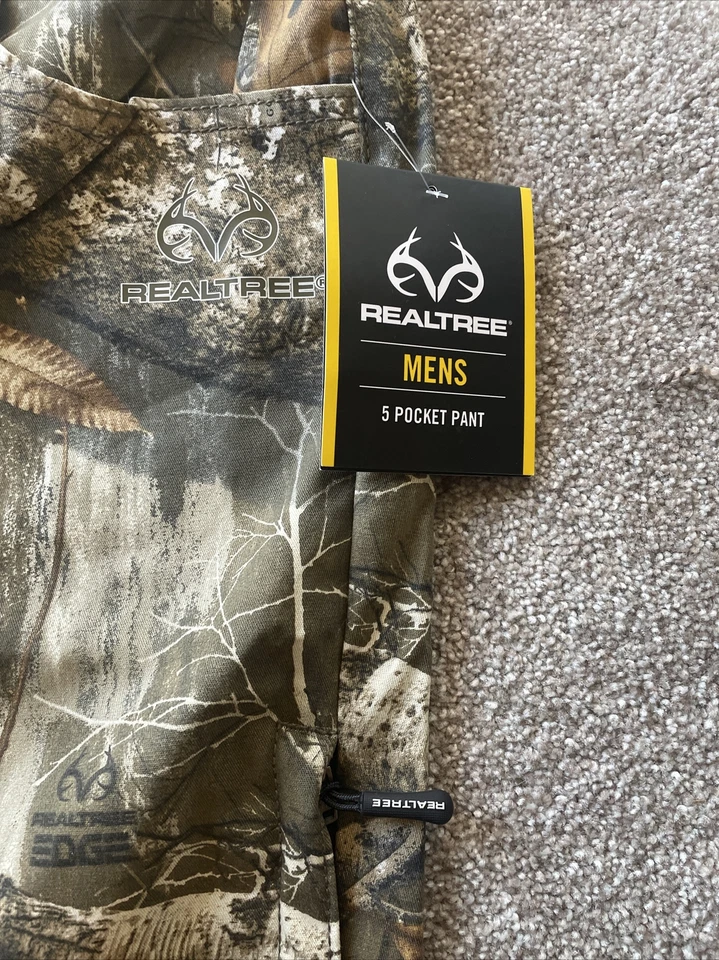 REALTREE Men’s 44-46 SZ XXL HUNTING 5 POCKET CARGO HUNTING PANTS New W/TAGS - Image 2 of 4
