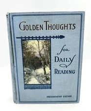Golden Thoughts For Daily Reading 1916 Rev. Alfred Fowler - Presentation Edition