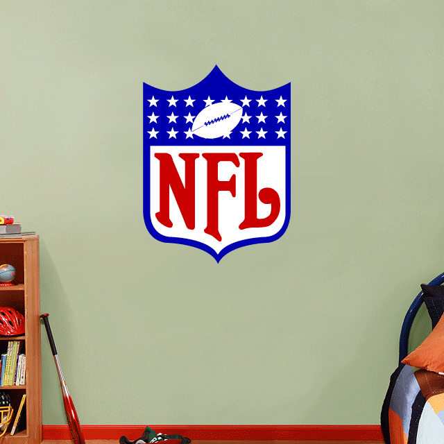 NFL Football Logo Wall Decor Sticker Decal 18" x 25" eBay