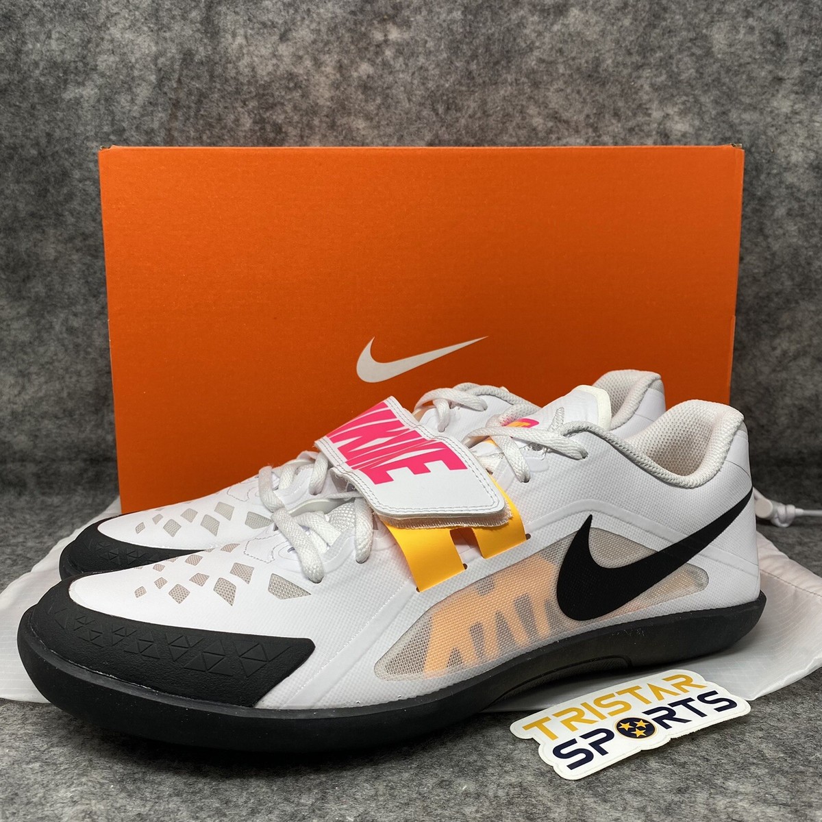 Nike Zoom Rival SD 2 Track Throwing Shoes Mens 15 White Pink