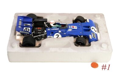 Jackie Stewart WORLD CHAMP 1971 EXOTO F1 German FORD Tyrrell model car 1:18