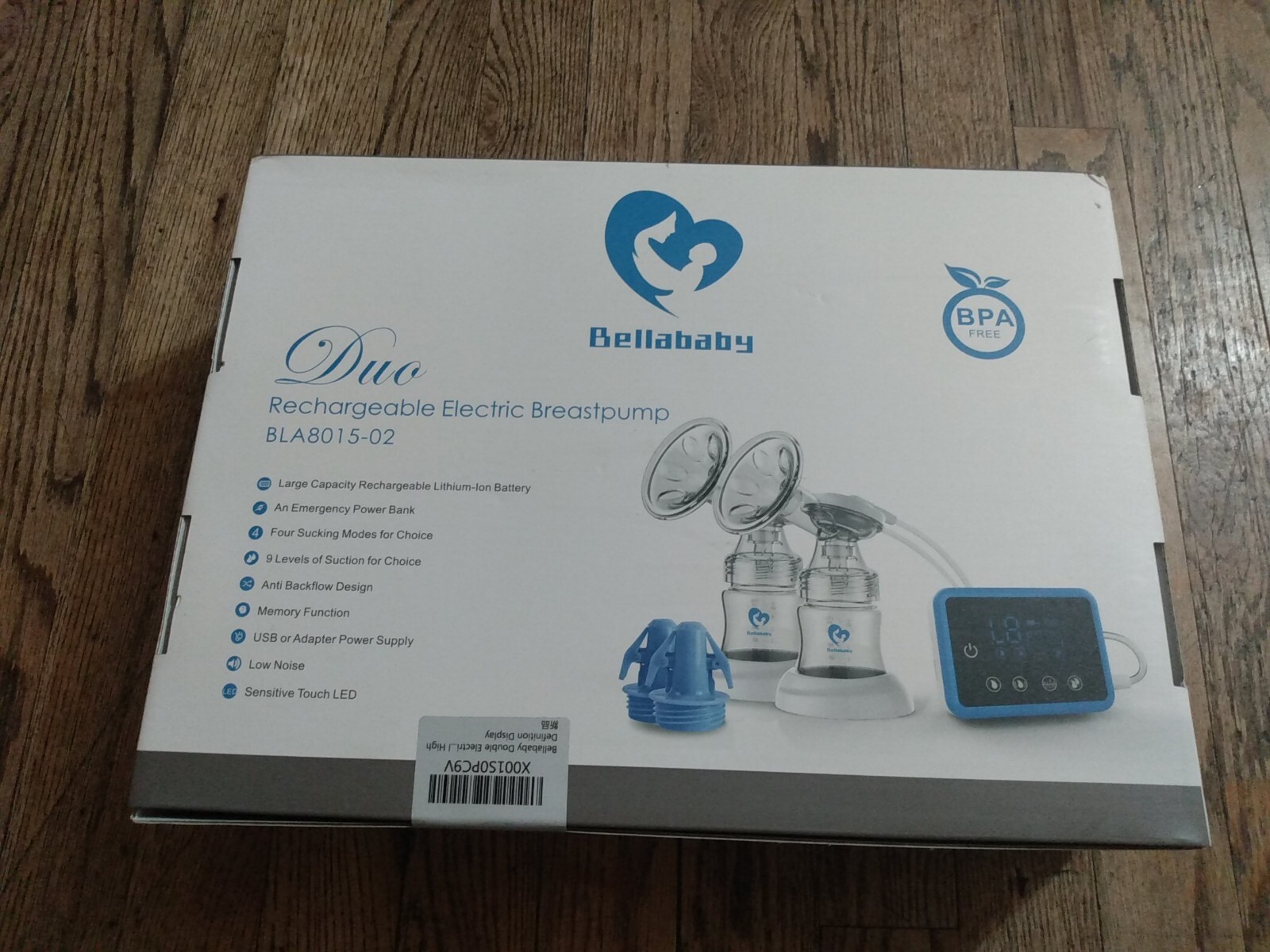 Bellababy Double Electric Breast Feeding Pumps Pain Free Strong Suction