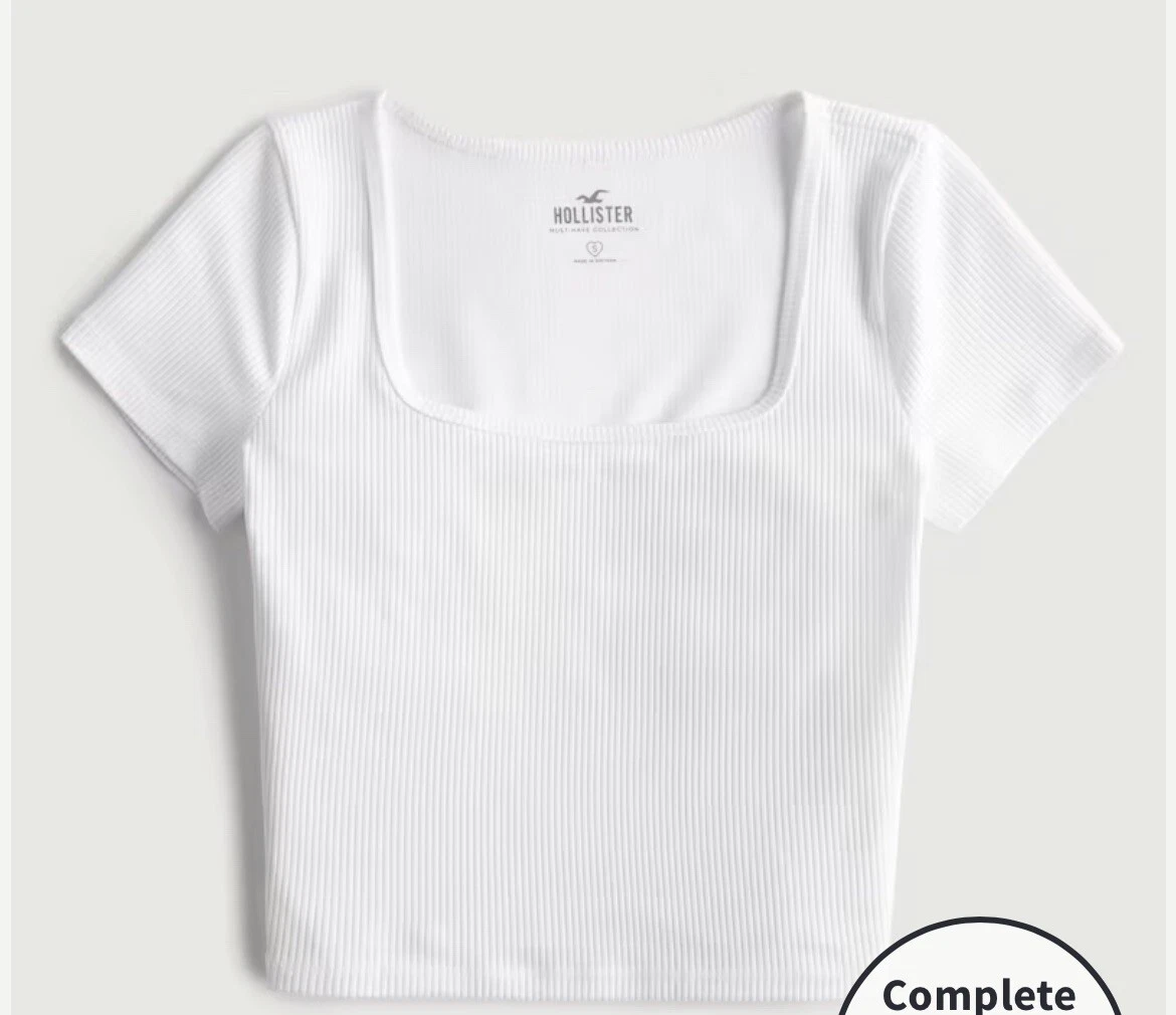 Hollister on sale white top