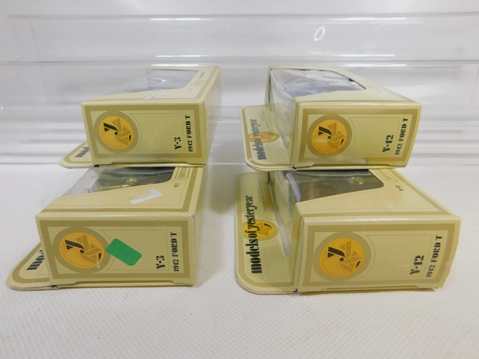 4X Matchbox 1:35 Furgone/Cisterna Ford Model T 1912, Box #CA185-1 - Immagine 4 di 4