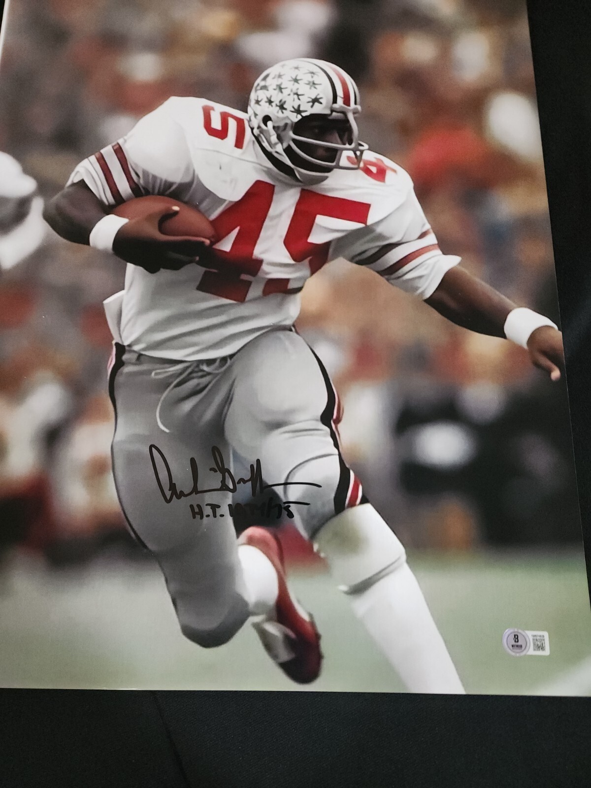 archie griffin Autographed Signed Ohio State Buckeyes Bengals 16x20 Photo Beckett 
