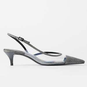 transparent ladies shoes