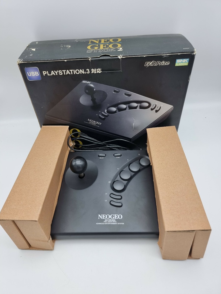 SNK NEO GEO STICK 2 OLD STYLE PLAYSTATION 3 JOYSTICK BOX
