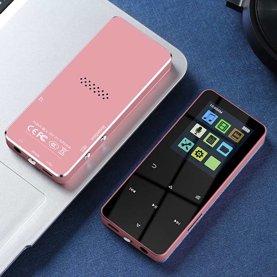 1.8 Inch TFT MP3 Player Touch Screen MP3 Music Player for Student (Pink