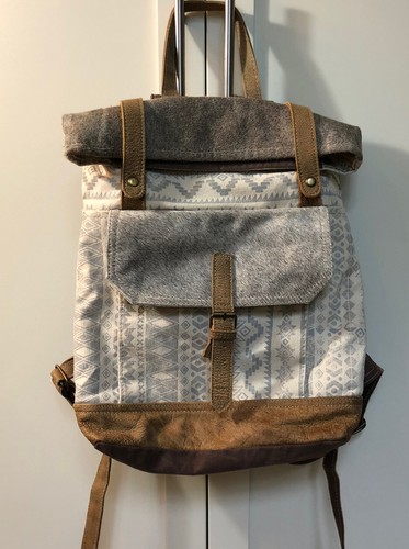 myra cowhide backpack