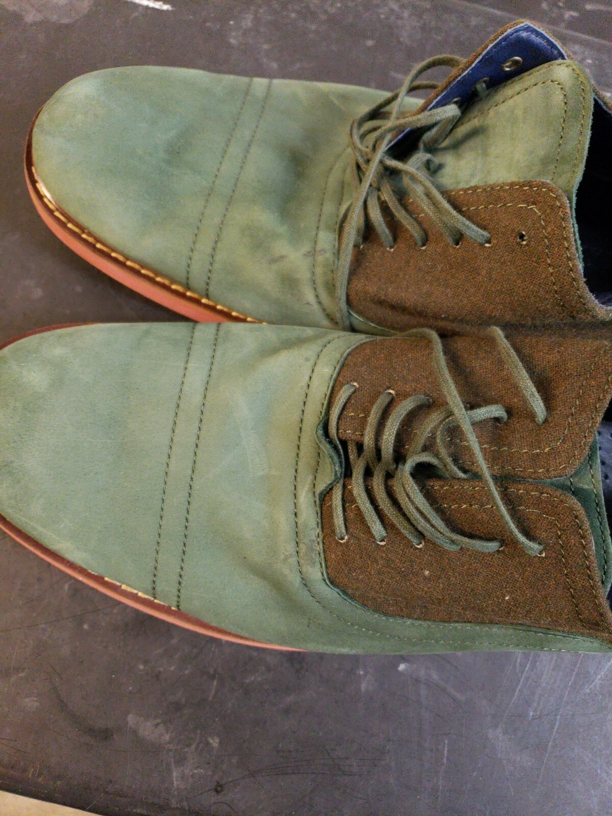 cole haan zerogrand navy stitchlite oxfords