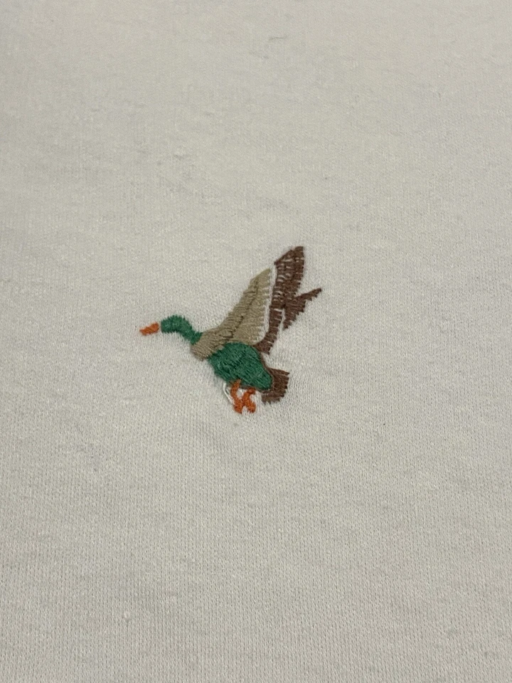 VTG 90s Men's Pony Club Polo Shirt Size M Single Stitch Embroidered Duck Logo - Image 2 of 4