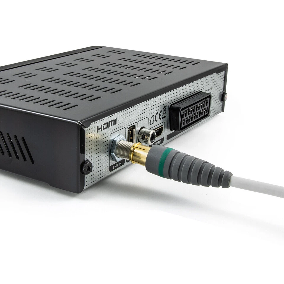 Koaxialkabel F-Quick-Stecker HD 4K Satelliten Anschlusskabel F-Schnellstecker TV - Bild 2 von 4