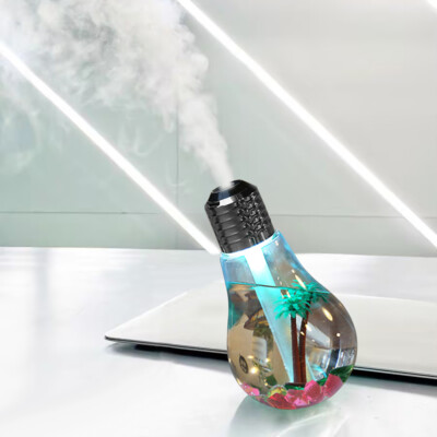 RGB LED Bulb Air Humidifier Aroma Essential Oil Diffuser Ultrasonic Aromatherapy