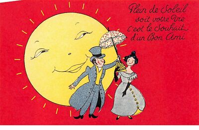 Illustrator - No. 70154 - Full of sun be your life is the wish of a