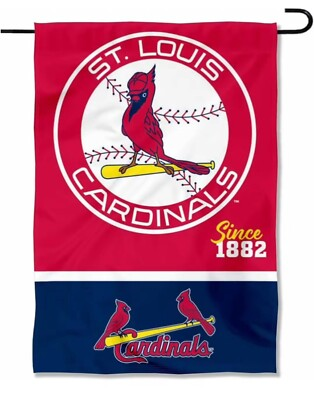 #ad #ad MLB St. Louis Cardinals Retro Garden Flag MLB Vintage Cardinals Yard Flag $9.99