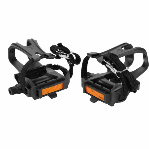 road bike pedals with toe clips