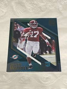 2021 Panini Donruss Elite Pink Parallel Rookie Card RC #122 Jaylen Waddle