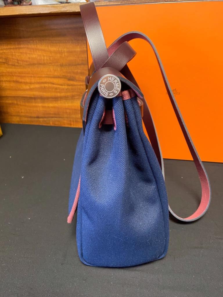 Hermes Herbag Zip GM 2way Shoulder Bag Rare at 1stDibs