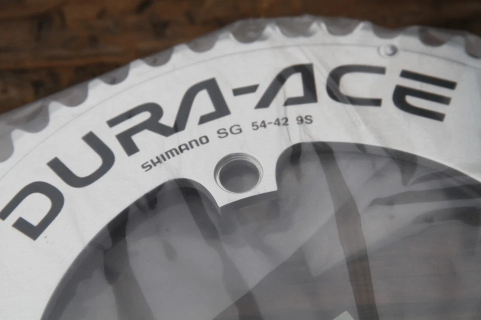 Plato Shimano Dura Ace TIME TRIAL 7700 54T Road 130Bcd 3/32" Nuevo de Lote Antiguo Foto 3 de 4