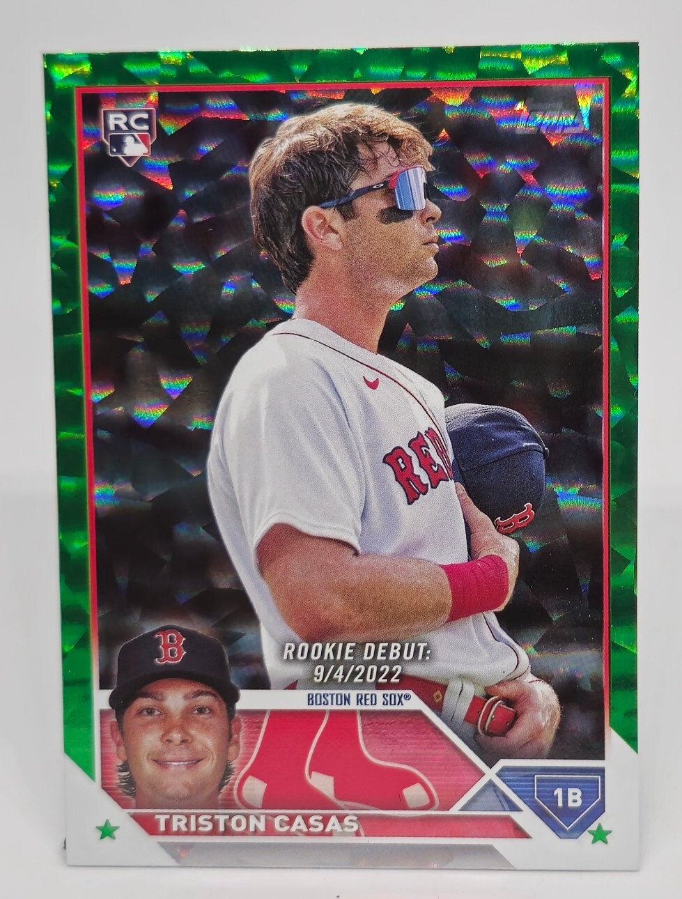 Triston Casas #US221 2023 Topps Update Series Rookie Debut Green Foil  /499