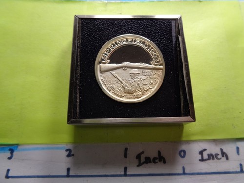 ALVIN YORK WWWI MOST DECORATED SPRINGFIELD 1903 RIFLE NRA 999 SILVER COIN RARE T