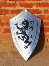 Medieval Dragon Shield, Durable Design for Reenactment Cosplay, Fantasy Replica