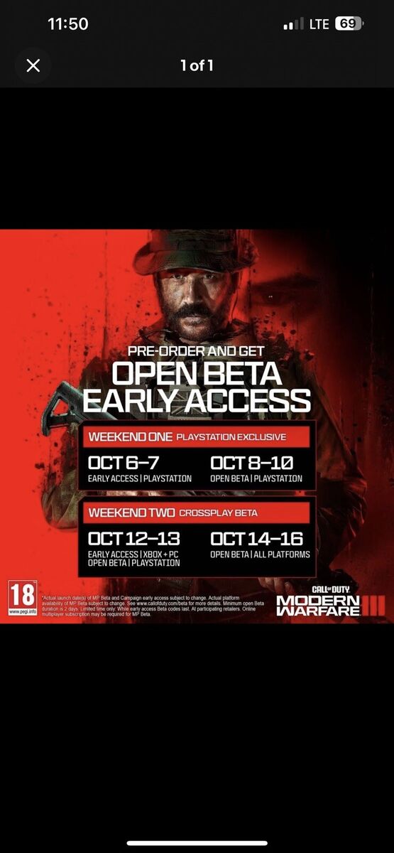 Call of Duty: Modern Warfare III PC Open Beta Early Access